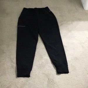 Cherokee Infinity black jogger scrub set